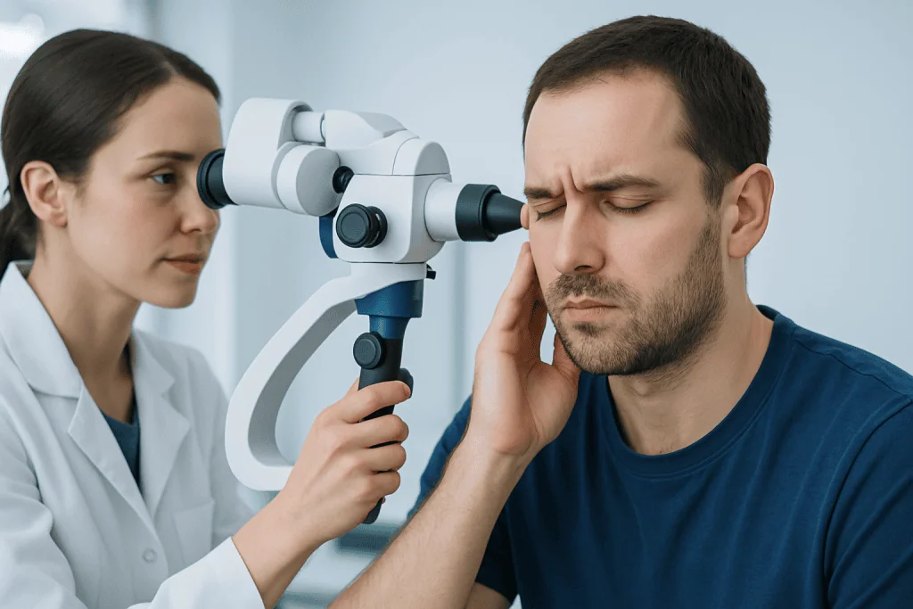 Symptoms that may occur with ear bleeding — hemorrhage from the ear