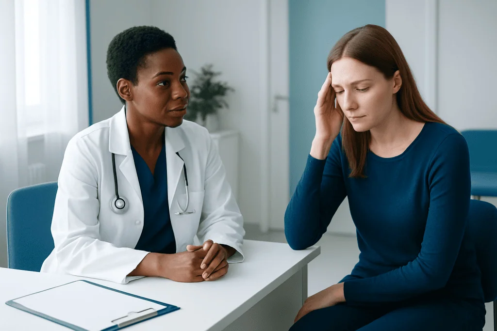 Doctor consulting with a patient about autoimmune conditions at Acibadem Hospitals.