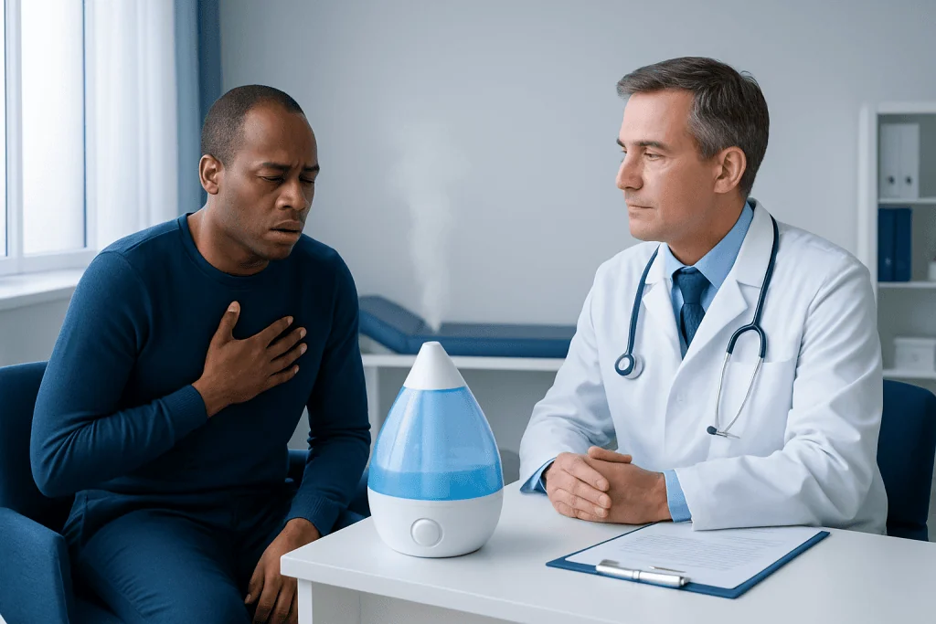 Symptoms to watch for when wheezing seems linked to a humidifier — wheezing humidifier