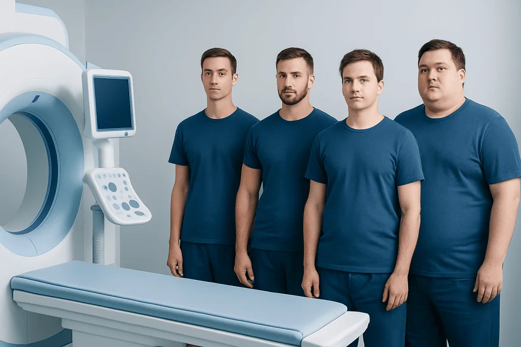The common body-type labels and their limits — male body types