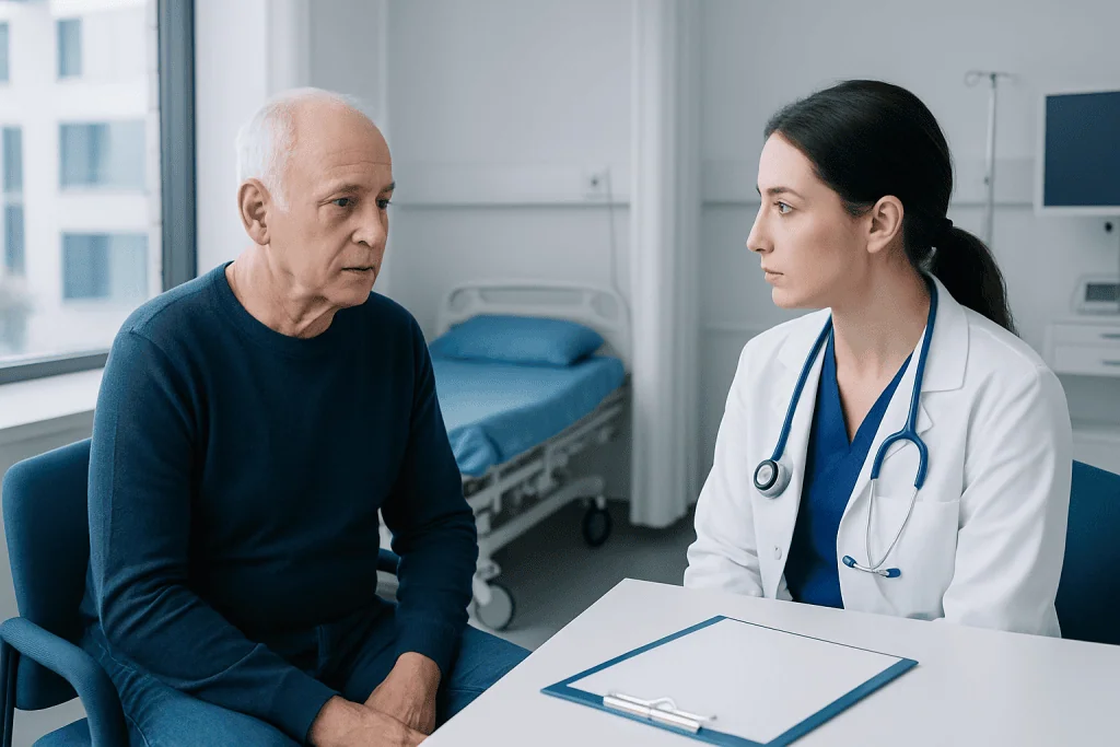 The first medical evaluation in the emergency department — stroke diagnosis