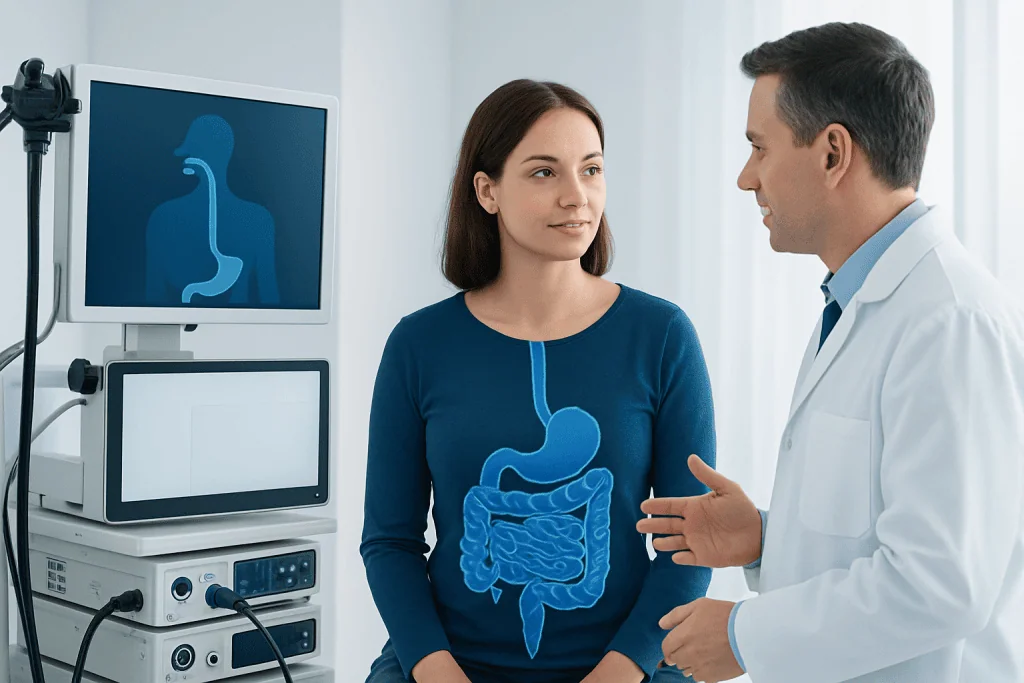 The main digestive tract: from mouth to anus — diagram of digestive organs