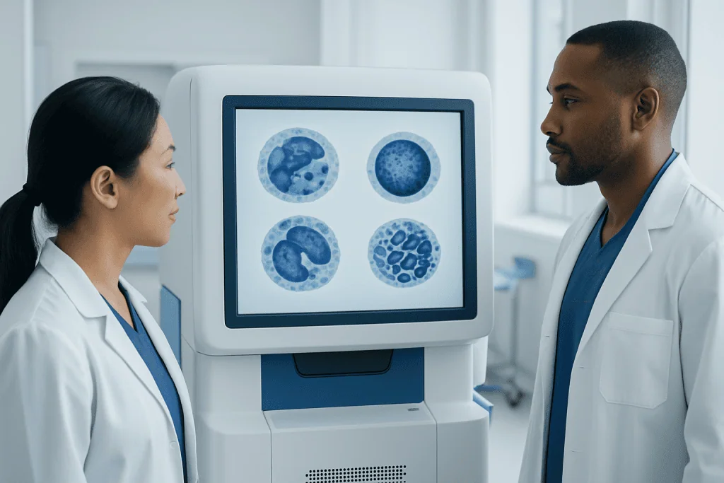 The main types of white blood cells — white blood cells