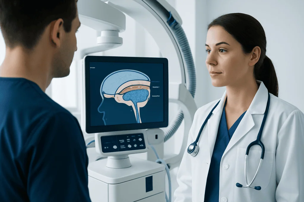 The three layers of the meninges — meninges