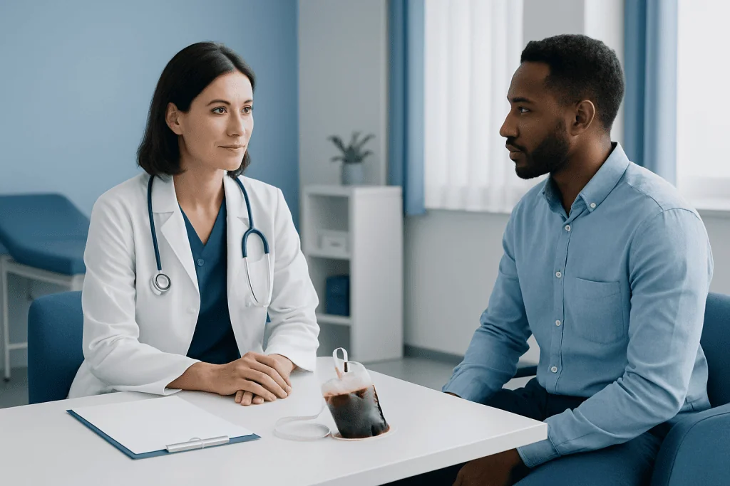 Transfusion and donation compatibility — type a positive blood type