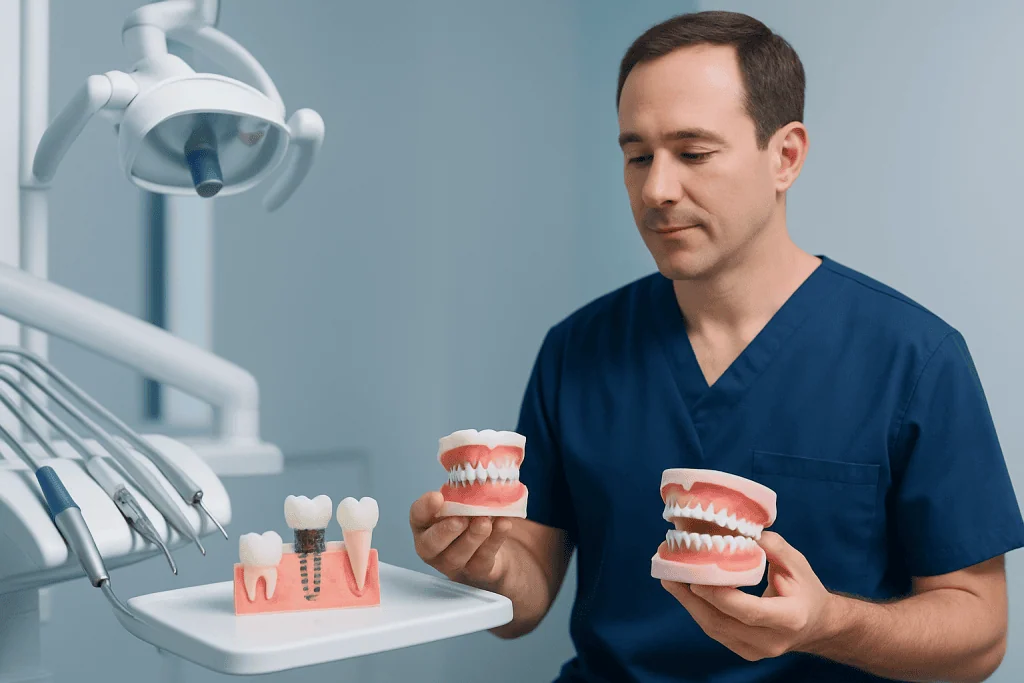 Types of dental prosthesis — dental prosthesis