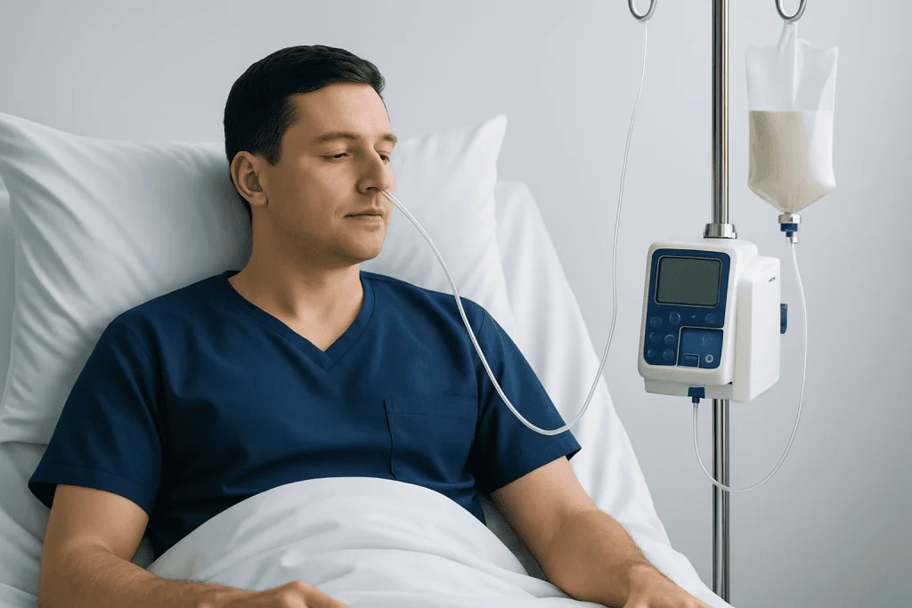 Types of feeding tubes — feeding tube