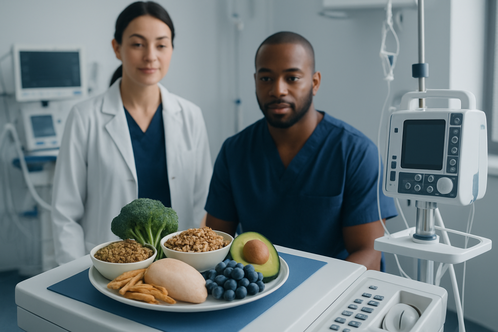Types of nutrients: macronutrients, micronutrients, water, and fiber — nutrients