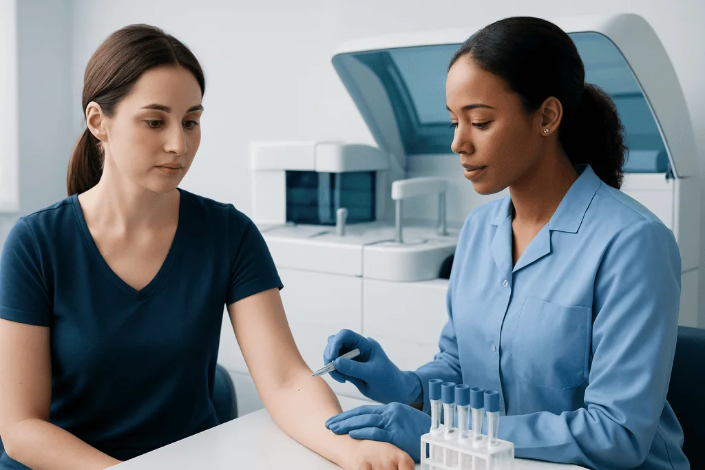 Types of TB test: skin test and blood test — tb test