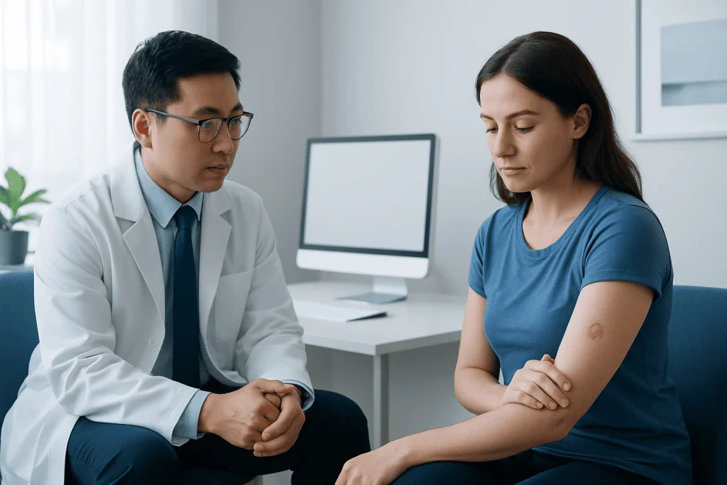 Typical Appearance, Variations, and Common Myths — smallpox vaccine scar