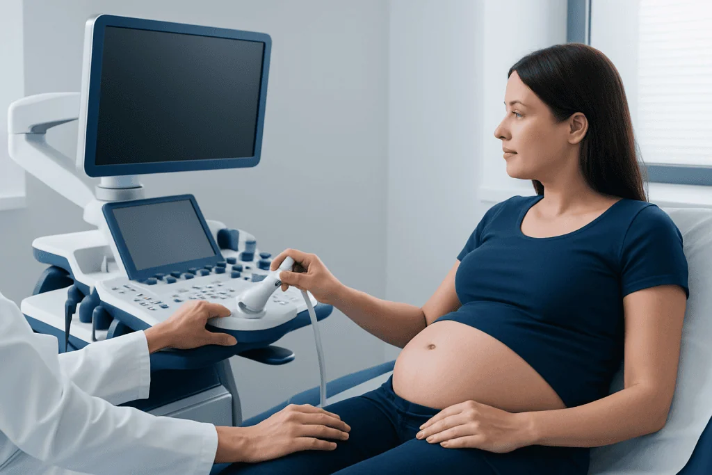 Typical pregnancy visit schedule — obstetrician during pregnancy