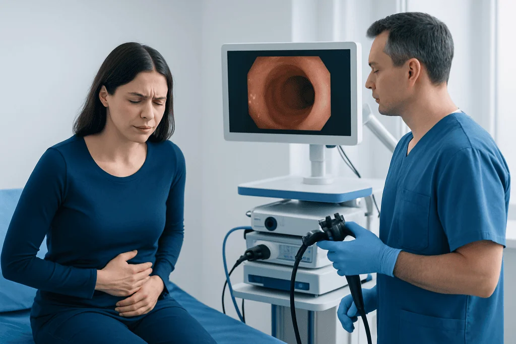 Typical symptoms and how they may feel — splenic flexure syndrome