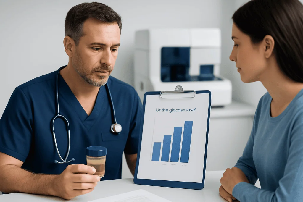 Urine blood sugar levels chart: common result ranges — urine blood sugar levels chart