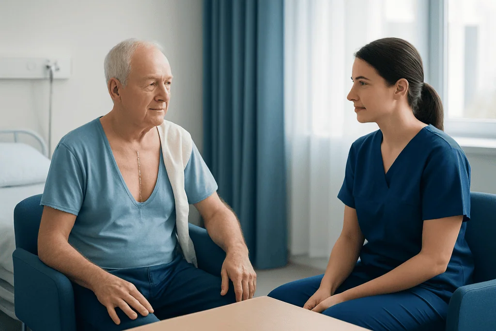 Walking, breathing, and the first days in hospital — heart valve surgery recovery