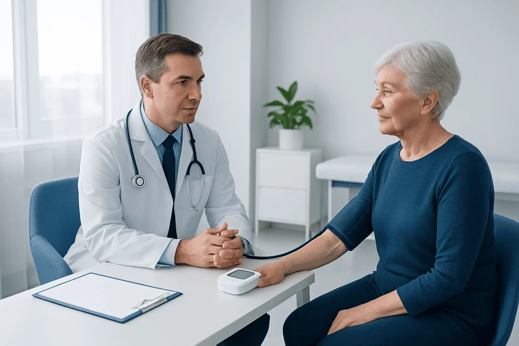 What 104/76 may mean by age group and health status — 104/76 blood pressure