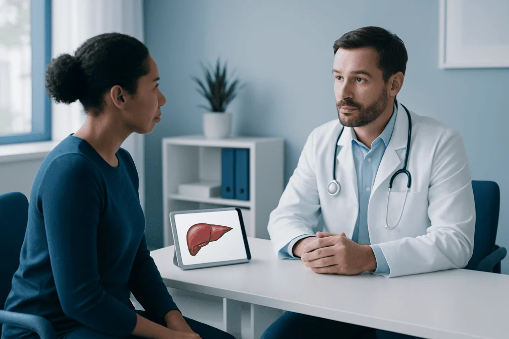 What affects normal liver size — normal liver size