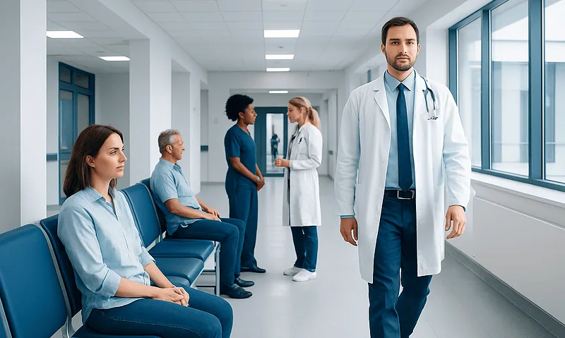 Augmentin 875 — Explained by Medical Evidence, Not Myths 5 Medical professionals and patients in a hospital corridor at Acibadem Hospitals Group.