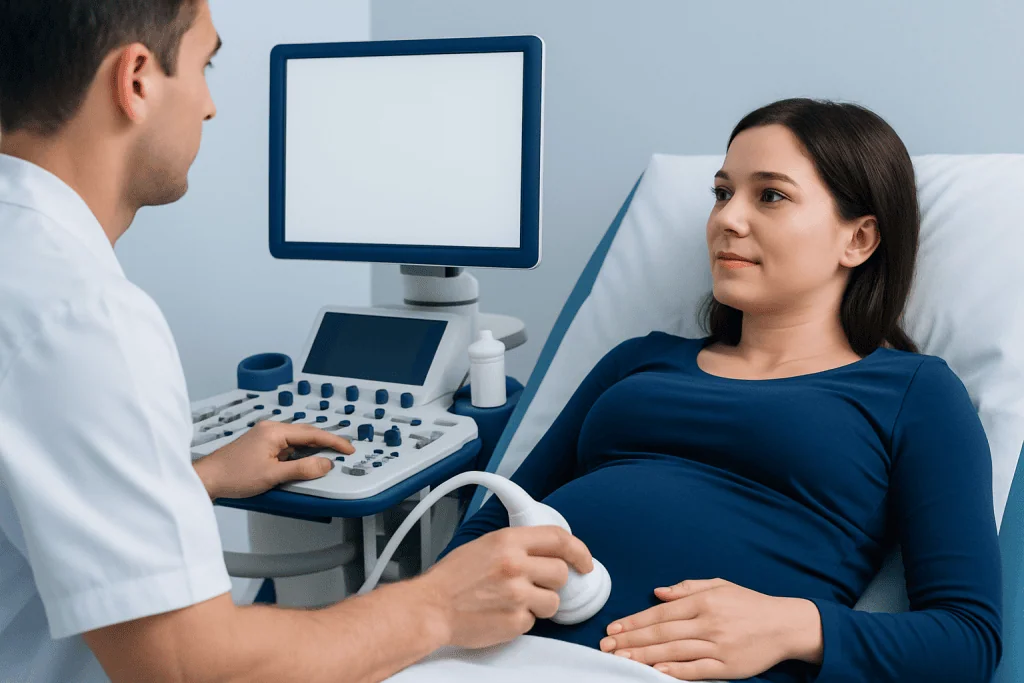What can be seen on a 6 week pregnancy ultrasound — usg at 6 weeks