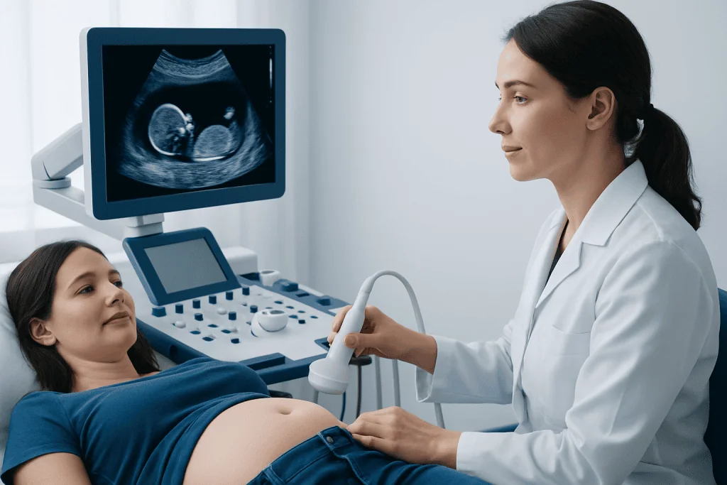 What can usually be seen at 10 weeks — 10 week ultrasound
