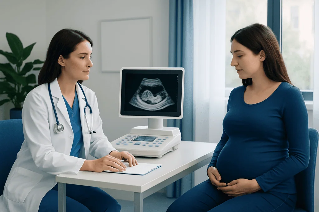 What can usually be seen at 8 weeks — 8 week ultrasound