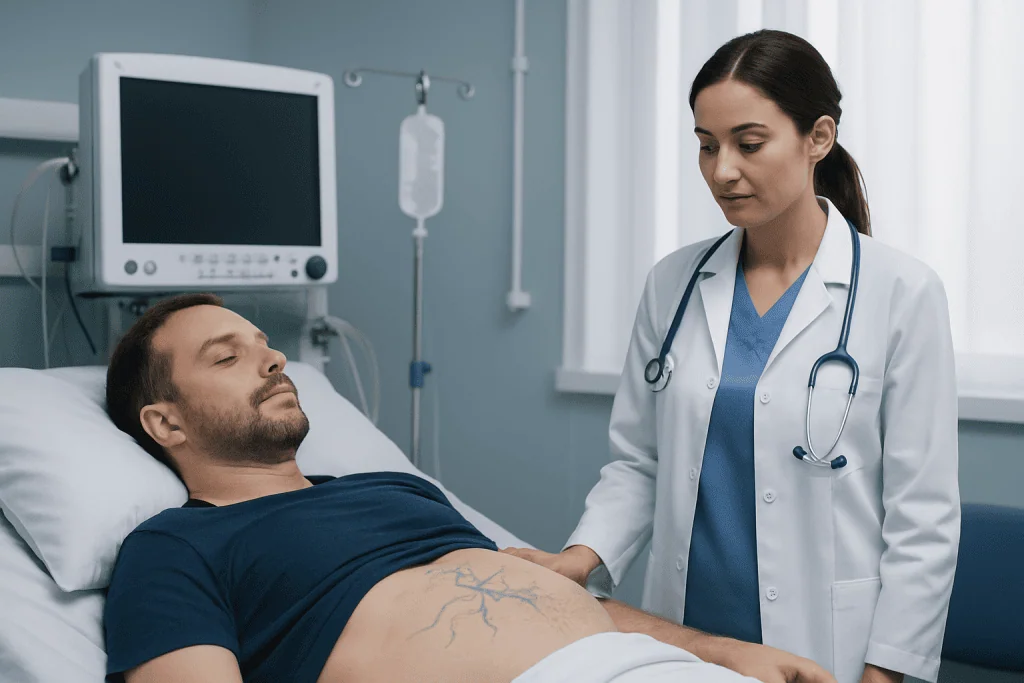 What Caput Medusae Looks and Feels Like — caput medusae