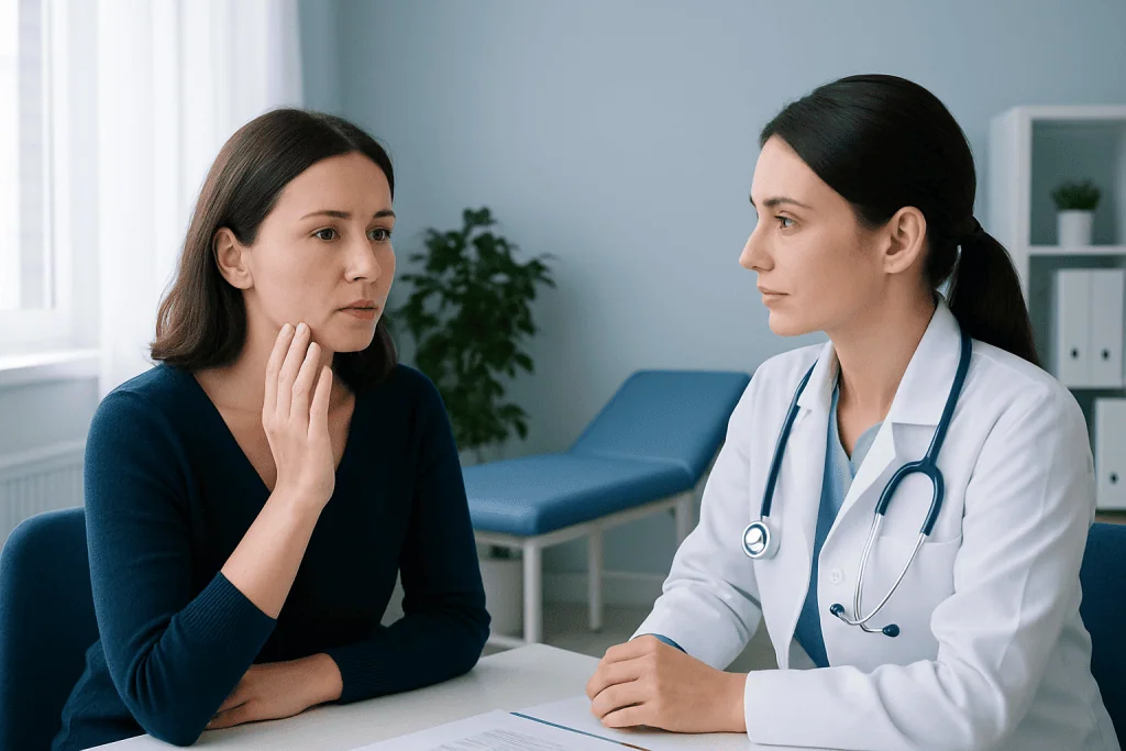 What causes calcium deposits on face? — calcium deposits on face