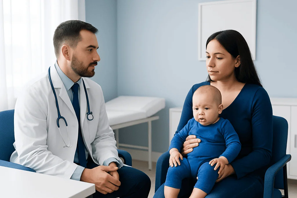Pediatric consultation at Acibadem Hospital for reflux in babies and children.