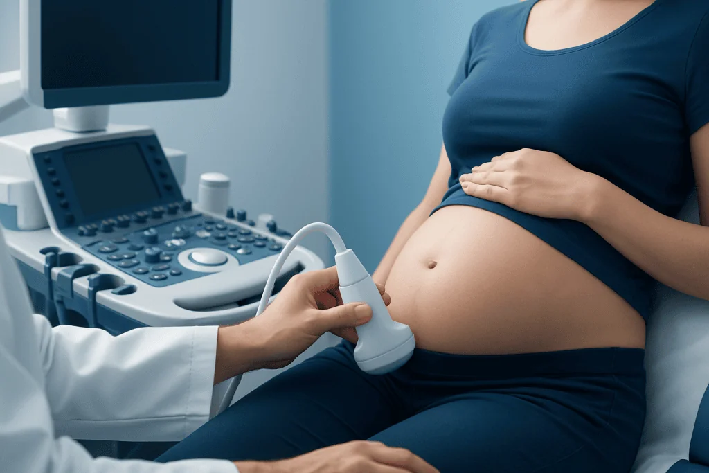 What changes inside the body at 8 weeks — two months pregnant tummy