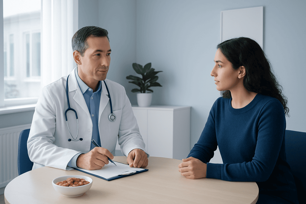 What clinical research supports — almond nuts protein