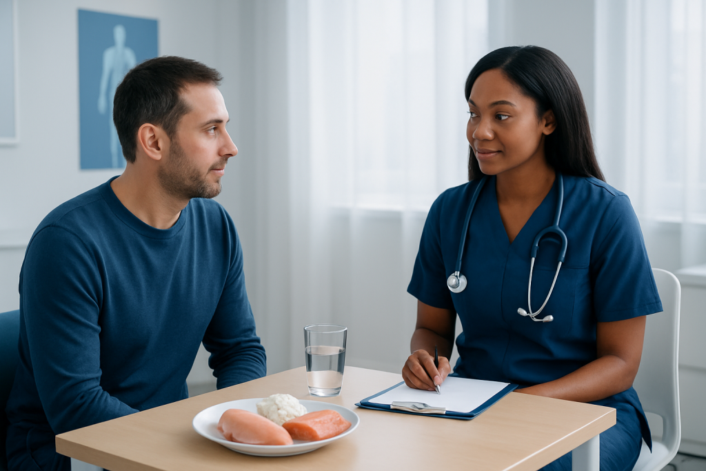 What clinical research supports — lean protein foods