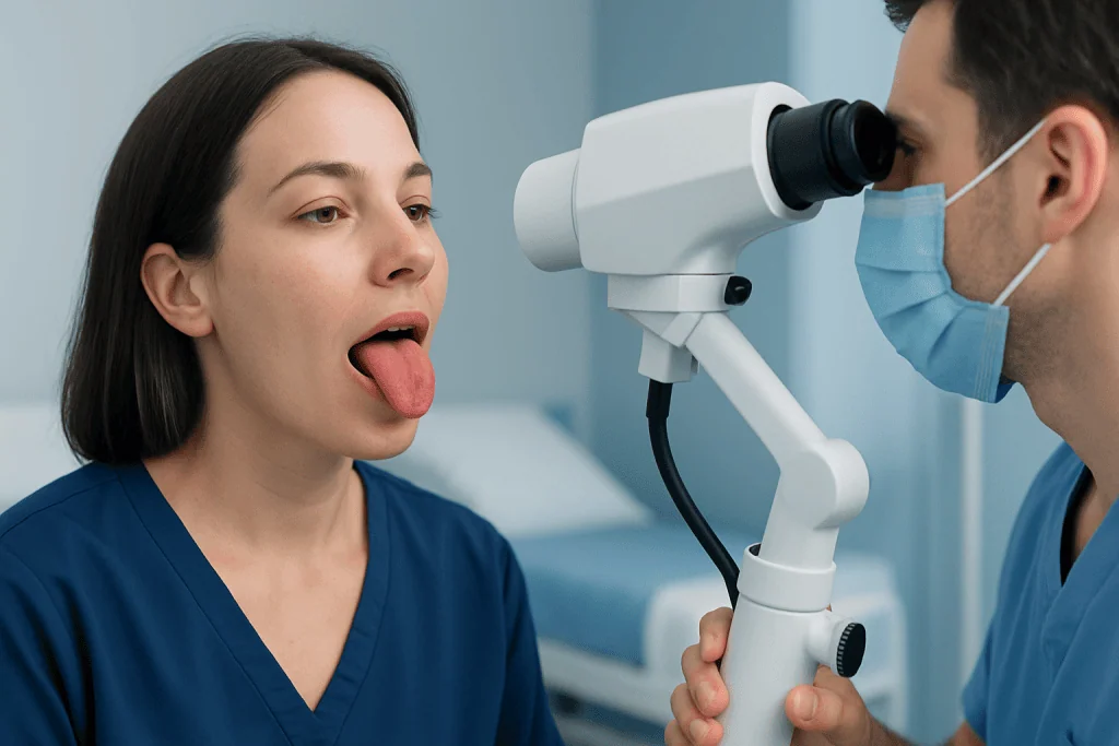 What Different Tongue Bumps Can Feel or Look Like — bump inside the tongue