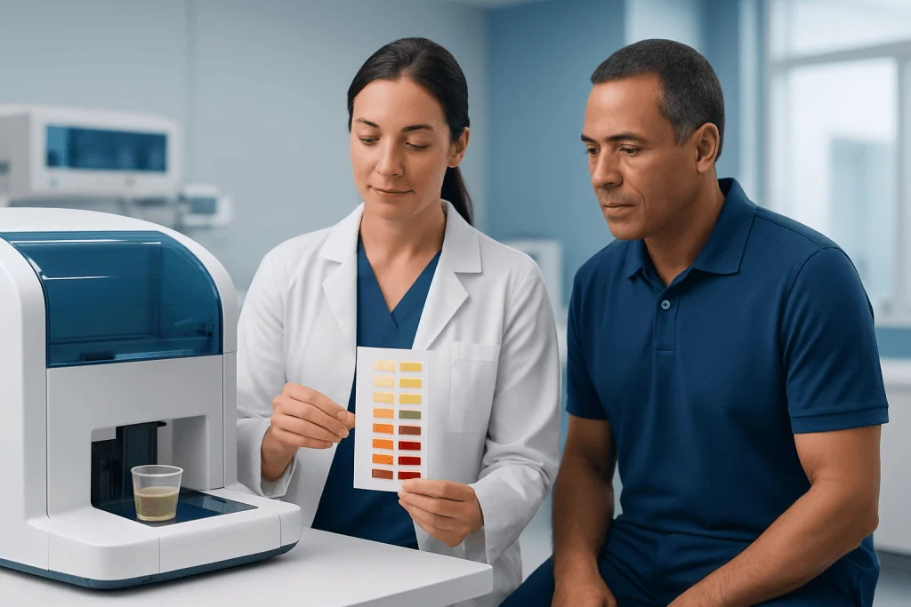 What different urine colors can mean — urine color chart