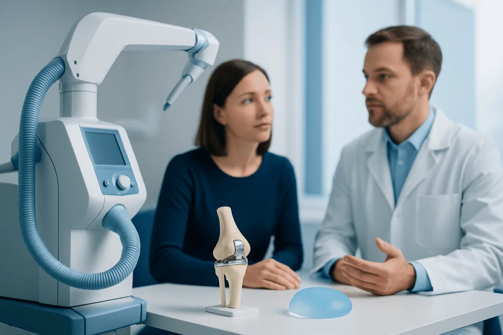 Dental consultation with advanced imaging technology at Acibadem Hospitals.
