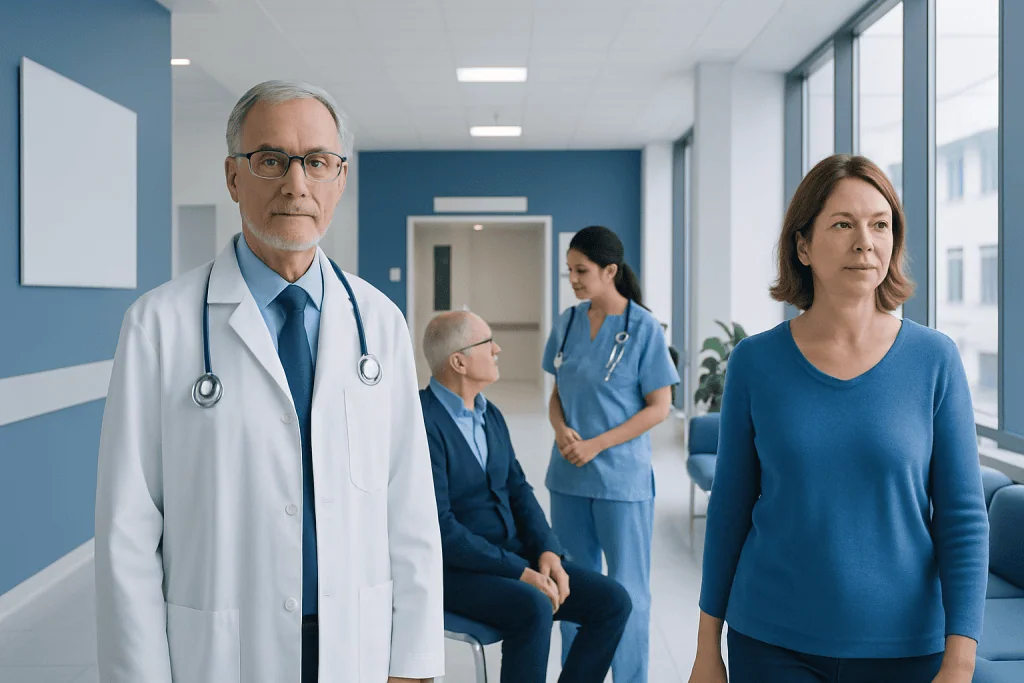 Glimepiride — Explained by Medical Evidence, Not Myths 1 Medical professionals and patients in a hospital corridor at Acibadem Hospitals Group.