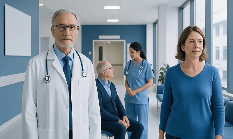 Glimepiride — Explained by Medical Evidence, Not Myths 17 Medical professionals and patients in a hospital corridor at Acibadem Hospitals Group.