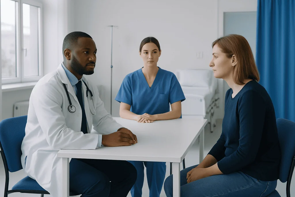 What happens after arrival: registration, triage, and first assessment — emergency ward in hospital