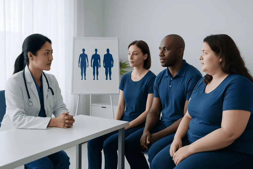 What influences body type and body composition — body types