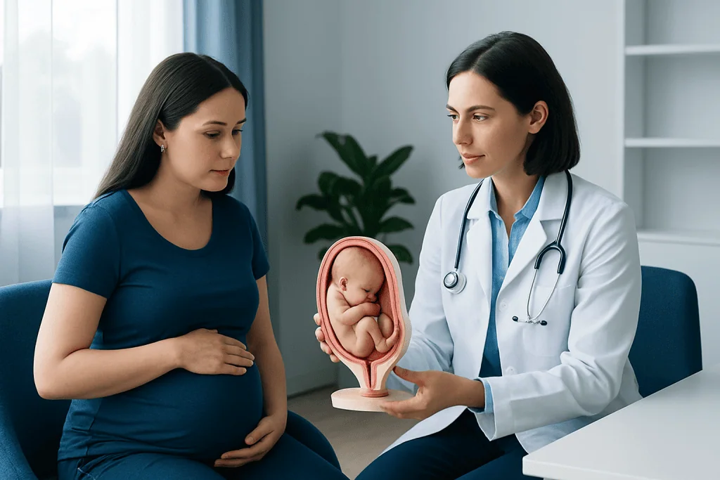 What influences fetal position — positioning of fetus