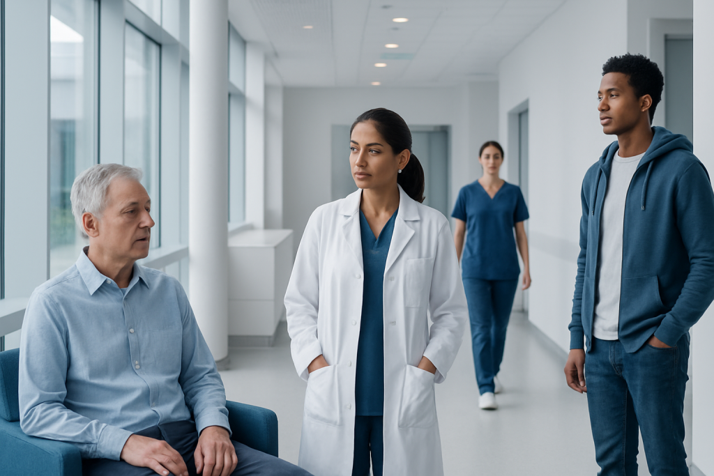 Radioallergosorbent Test: What Patients Need to Know 1 Medical consultation at Acibadem Hospital with healthcare professionals and patient.