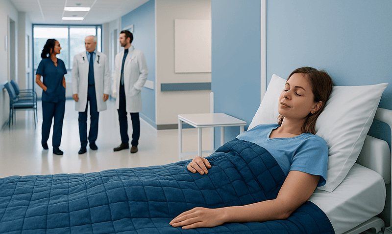 What Is a Weighted Blanket and Does It Work? — weighted blanket