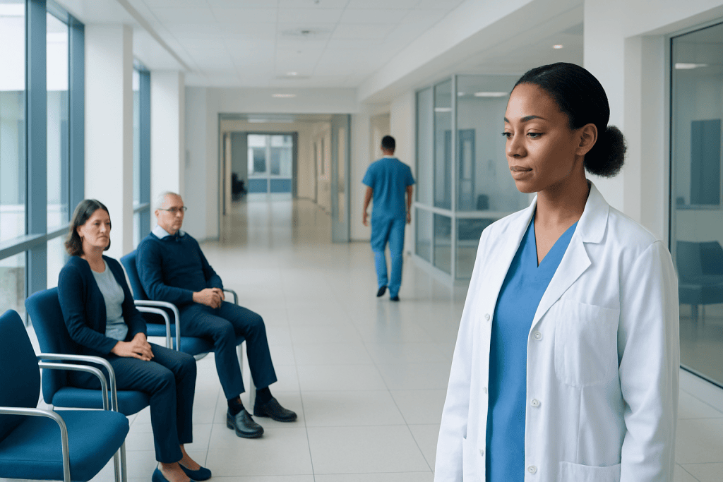 Adenoma: Early Signs, Risk Factors, and How It Is Treated 1 Healthcare professional waiting area at Acibadem Hospitals Group.