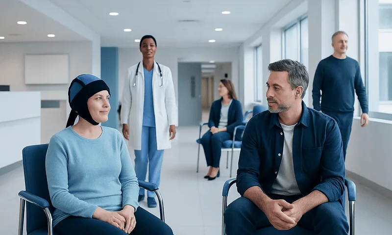 Patient with brain tumor consultation at Acibadem Hospital.