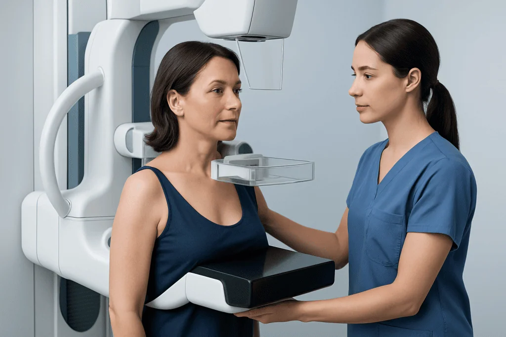 What is considered normal on a mammogram — breast ca mammogram