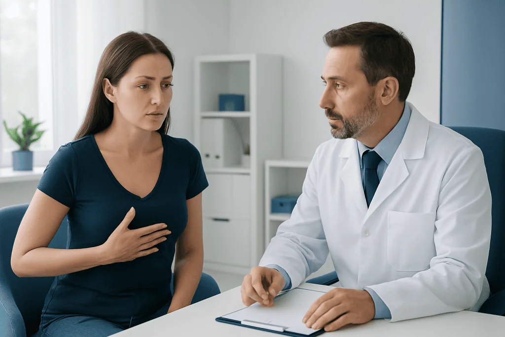 What is not normal: warning signs of possible complications — breast augmentation