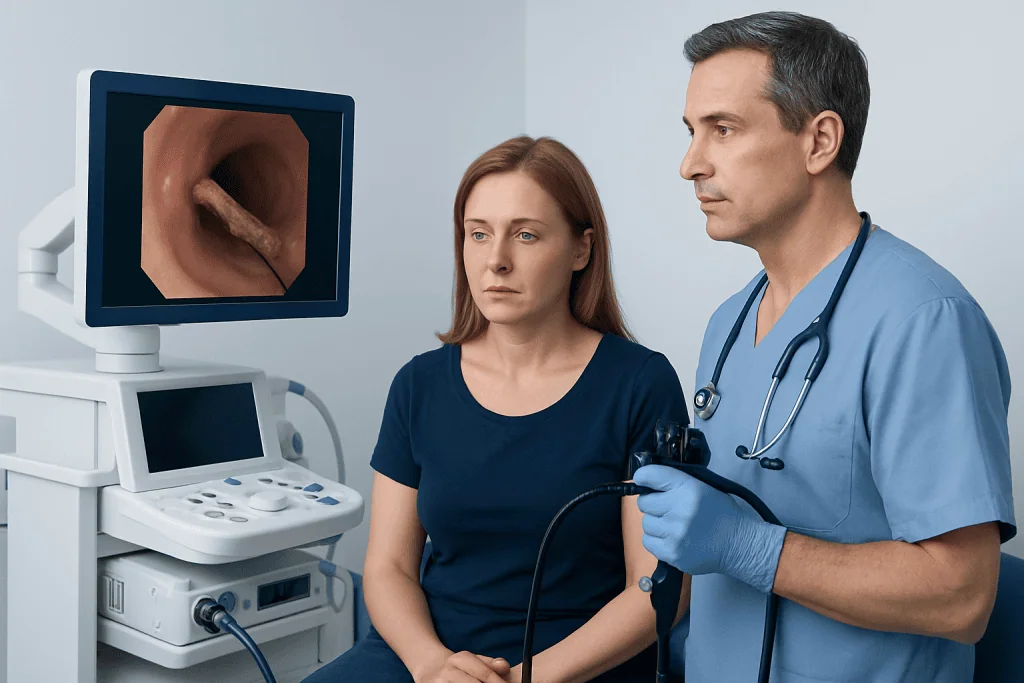 What it can look like and possible symptoms — mucoid plaque