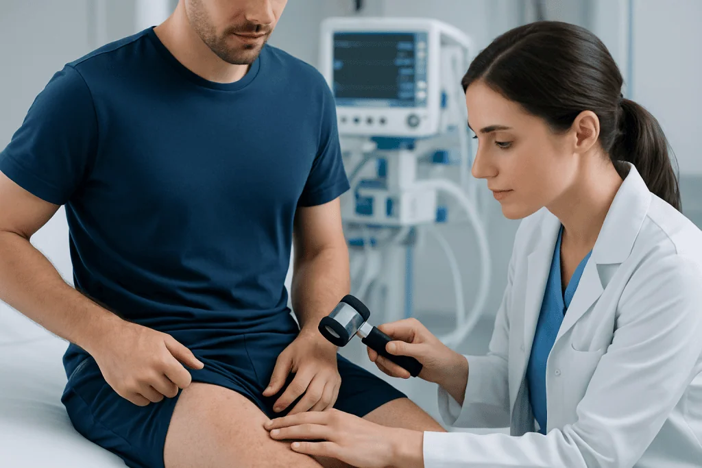 Is Jock Itch Contagious? Causes, Explanations, and Next Steps 2 What jock itch looks and feels like — is jock itch contagious