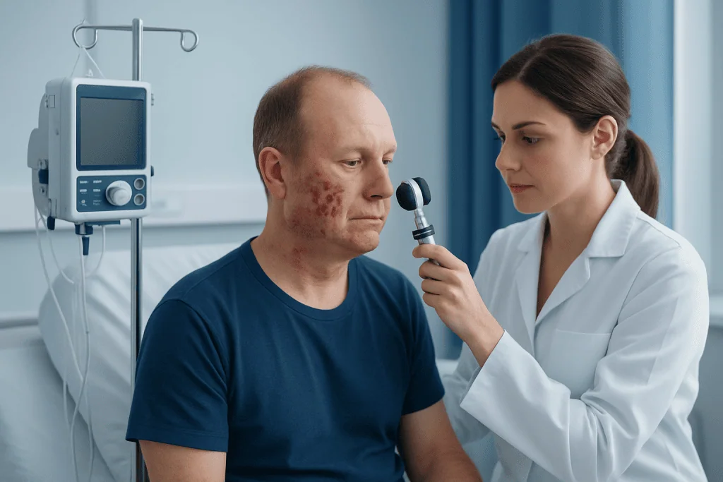 What leukemia cutis looks and feels like — leukemia cutis