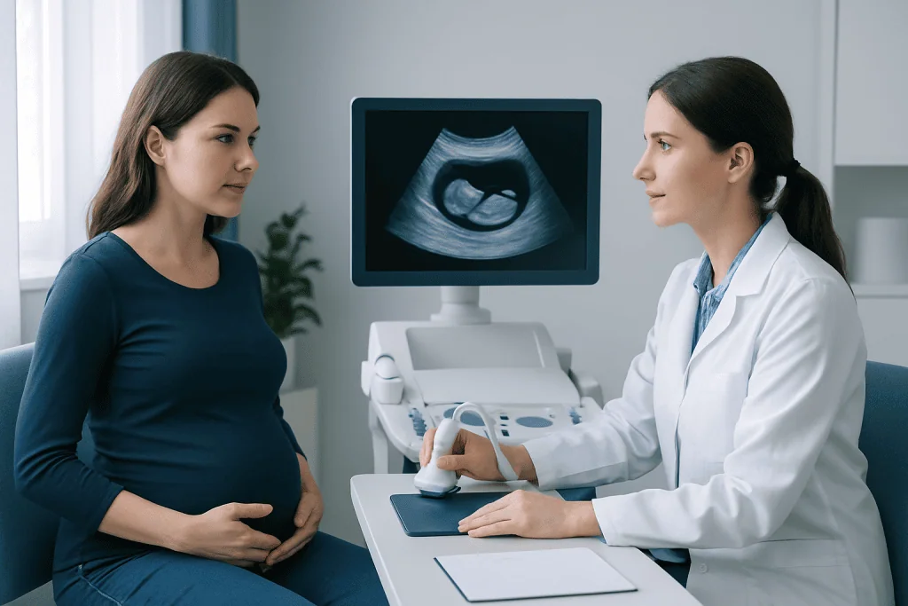 What may be seen at 8 weeks — 8 weeks sonography
