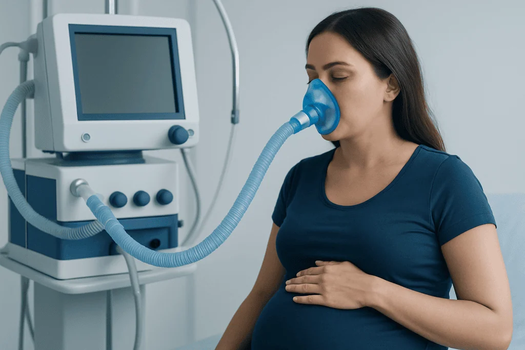 What Normal Pregnancy Breathlessness Usually Feels Like — pregnant woman breathing problems