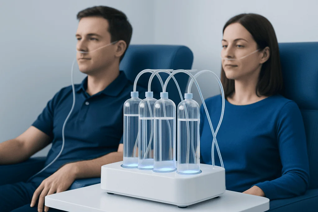 What people hope to gain from an oxygen bar — oxygen bar